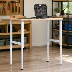 Metal Workbench Frame with Adjustable Height 55cm Width