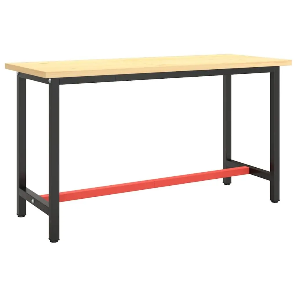 Metal Work Bench Frame with Supportive Structure