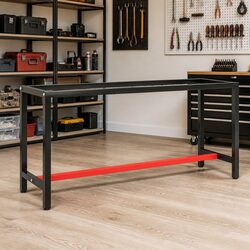 Metal Work Bench Frame: Heavy Duty Construction, Matte Finish