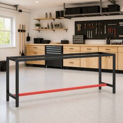 Industrial Metal Work Bench Frame with Reinforced Structure