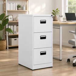 Durable Steel Filing Cabinet with 3 Drawers