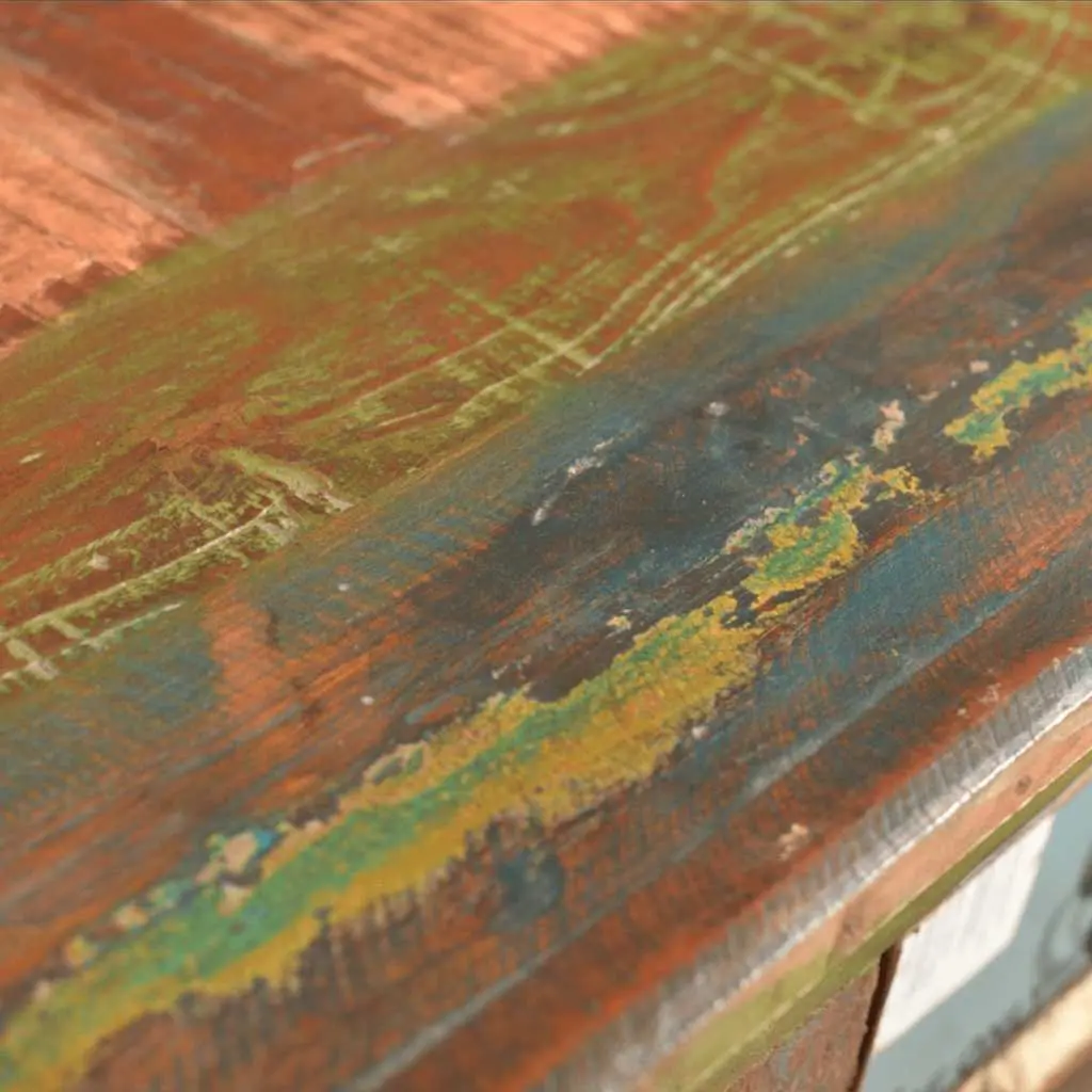 Chest of Drawers Reclaimed Wood Vintage Style 4 Drawer Brown