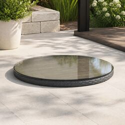 400mm Round Tempered Glass Table Top for Versatile Use