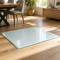 Tempered Glass Table Top 800 x 800 mm, Square Shape