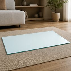 Tempered Glass Dining Table Top 1200x650mm
