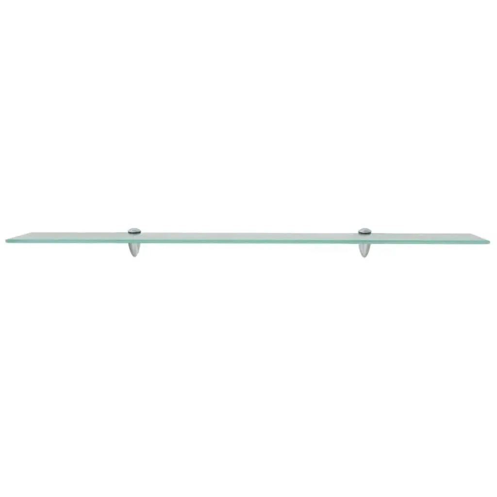 Floating Wall Shelf Tempered Glass 100x10 cm Transparent