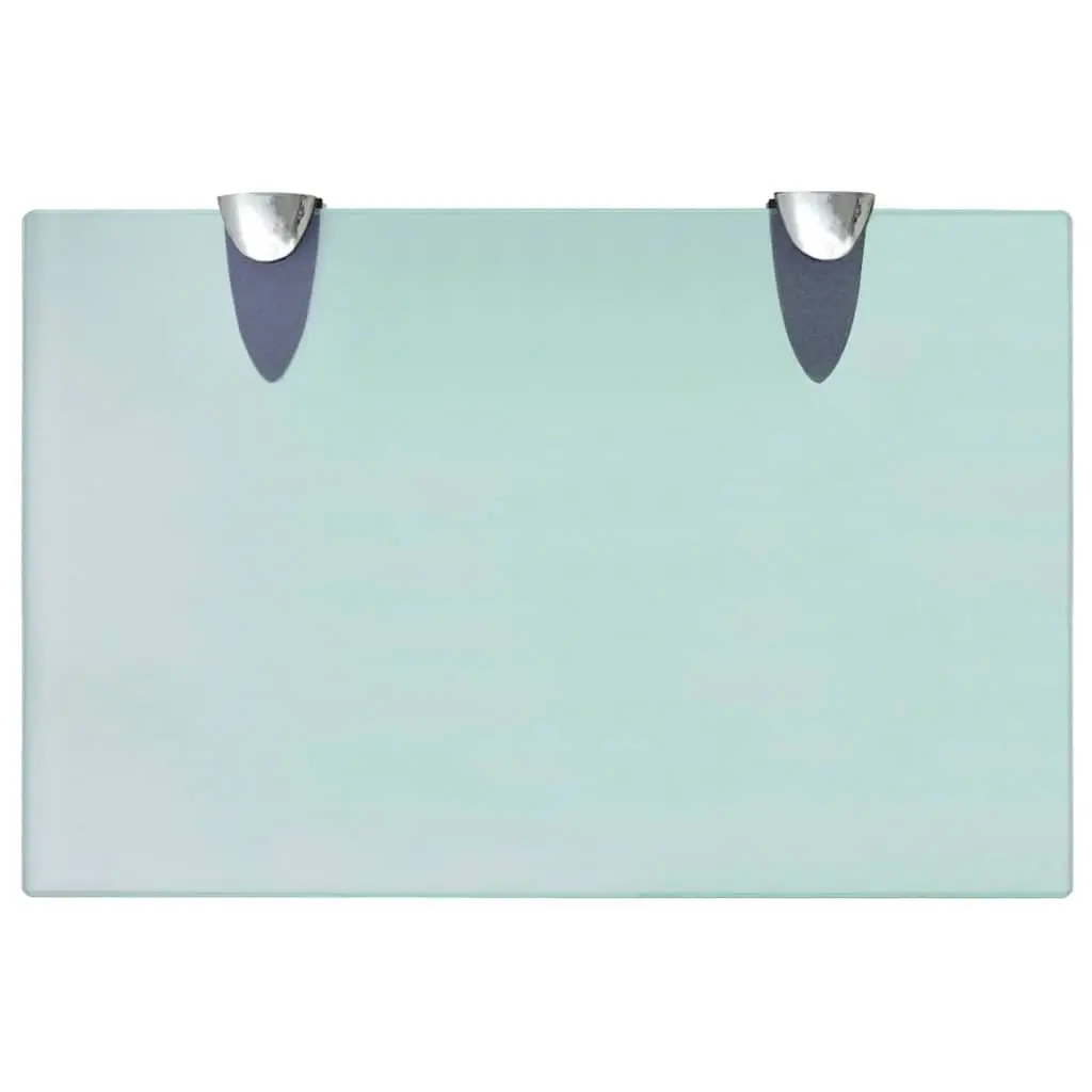 Floating Wall Shelf Transparent 30x20 cm Modern Display Glass