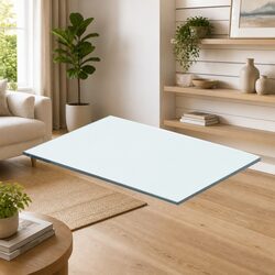 Tempered Glass Shelf Panel 40x20 cm for Display Mounting