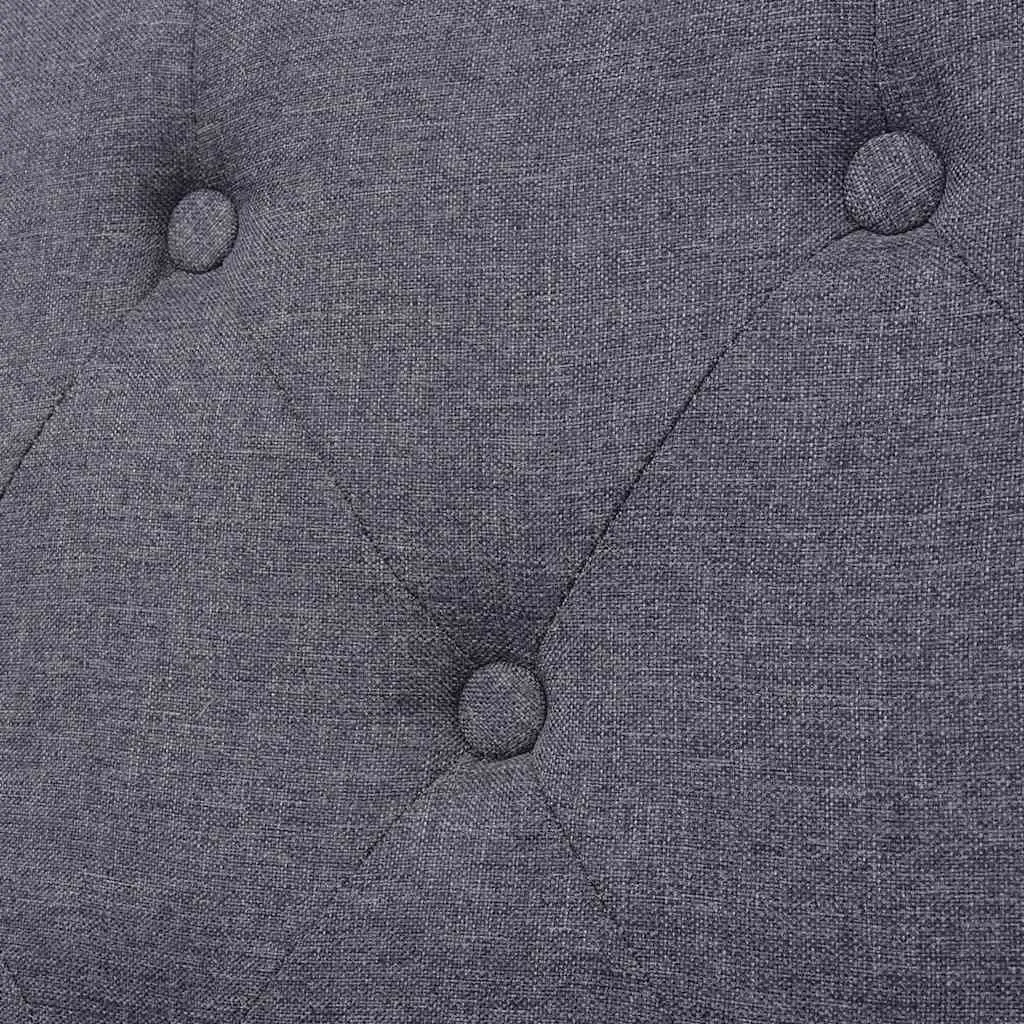 ComfortableGreyFabric2SeaterSofaLoungeCouchEasyAssembly