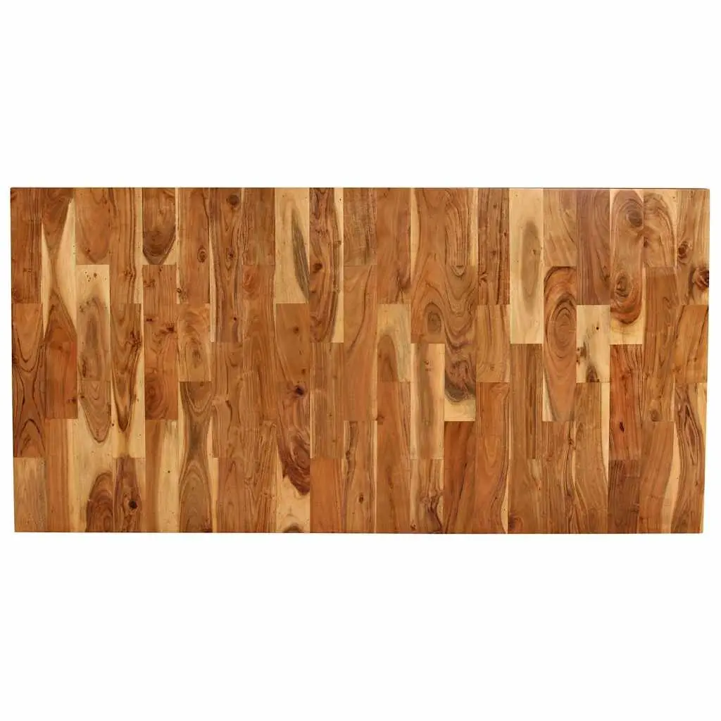 Dining Table Handmade Solid Acacia Mango Wood Brown 180x90x76 cm