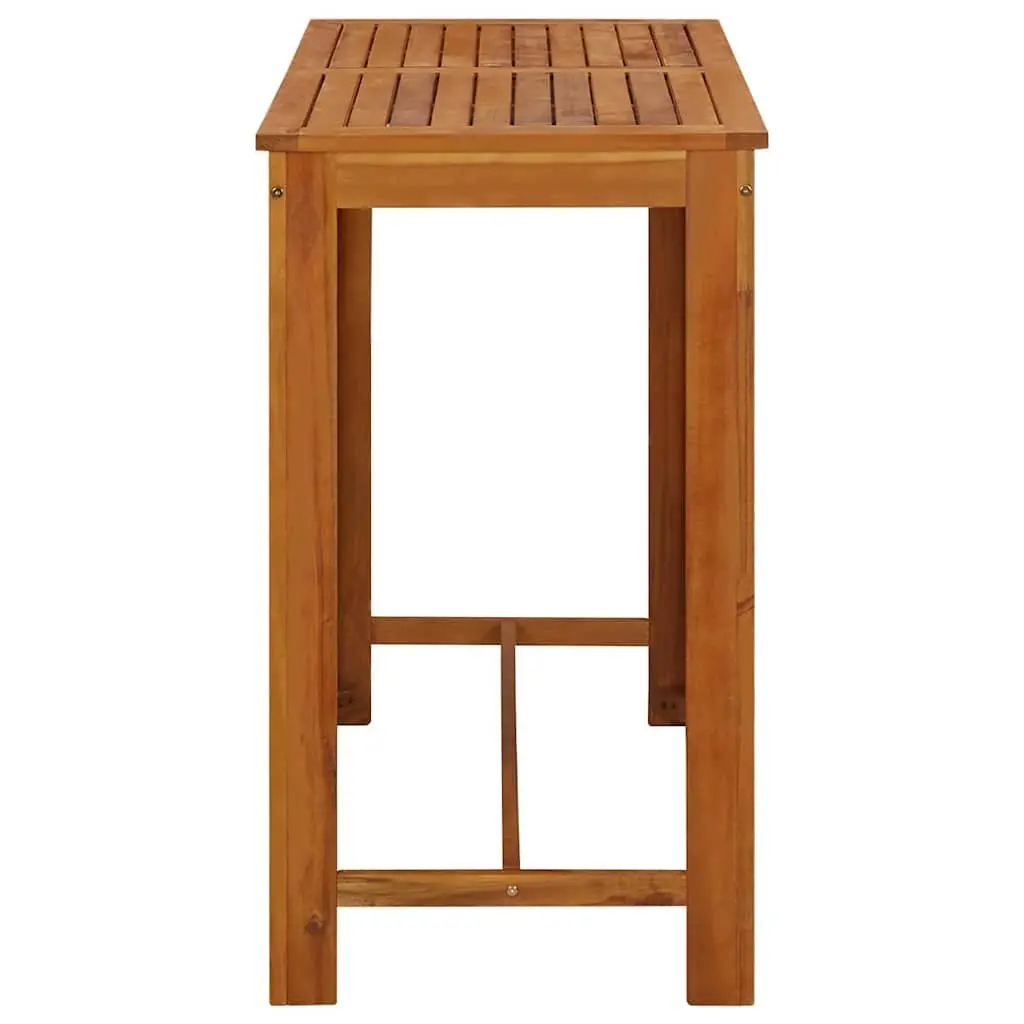 Solid Wood Bar Table Brown 120x60x105cm Durable Kitchen Dining Furniture