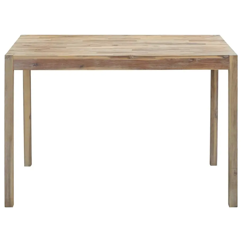 Dining Table Easy Cleaning 120x70x75cm Brown Solid Acacia Wood