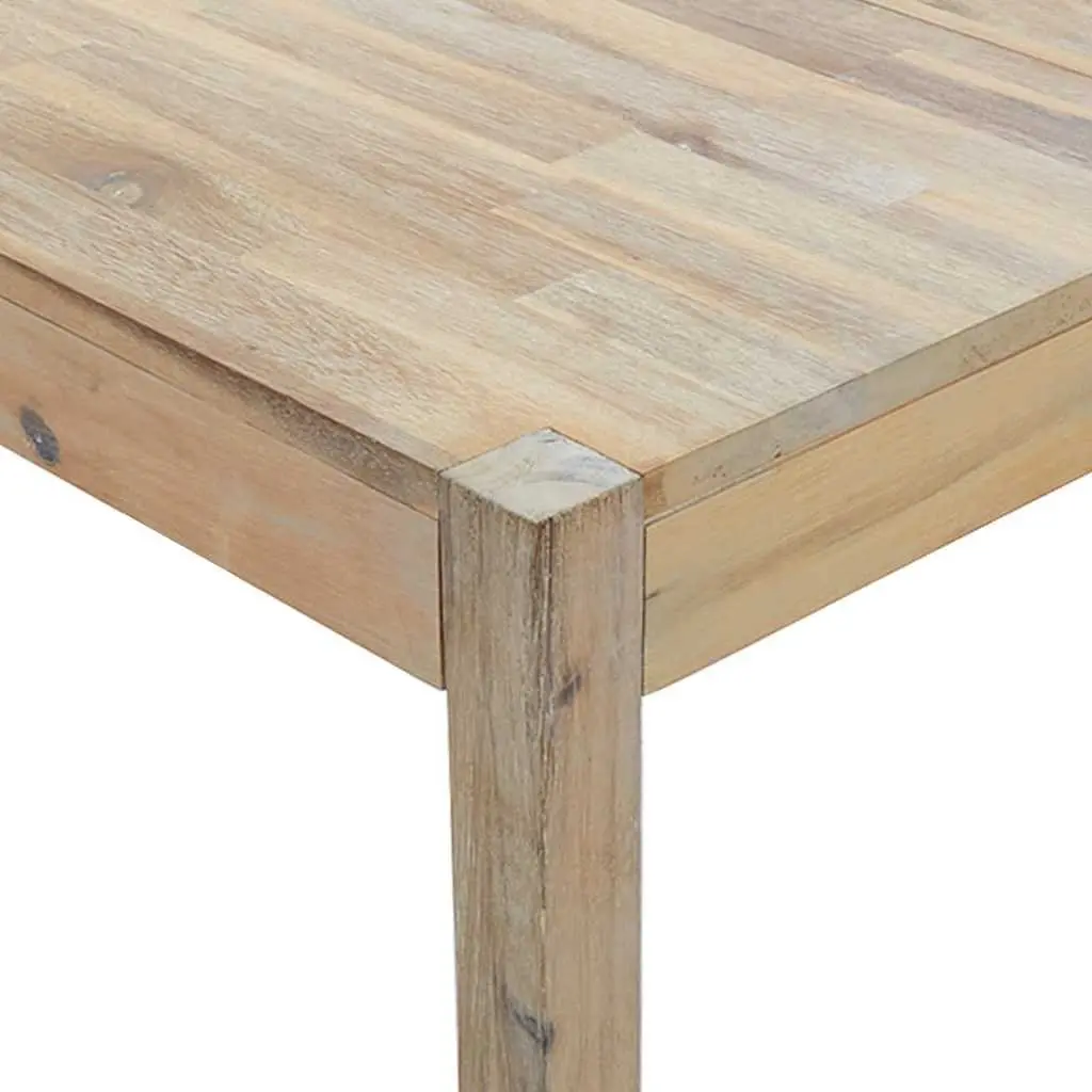 Dining Table Easy Cleaning 120x70x75cm Brown Solid Acacia Wood