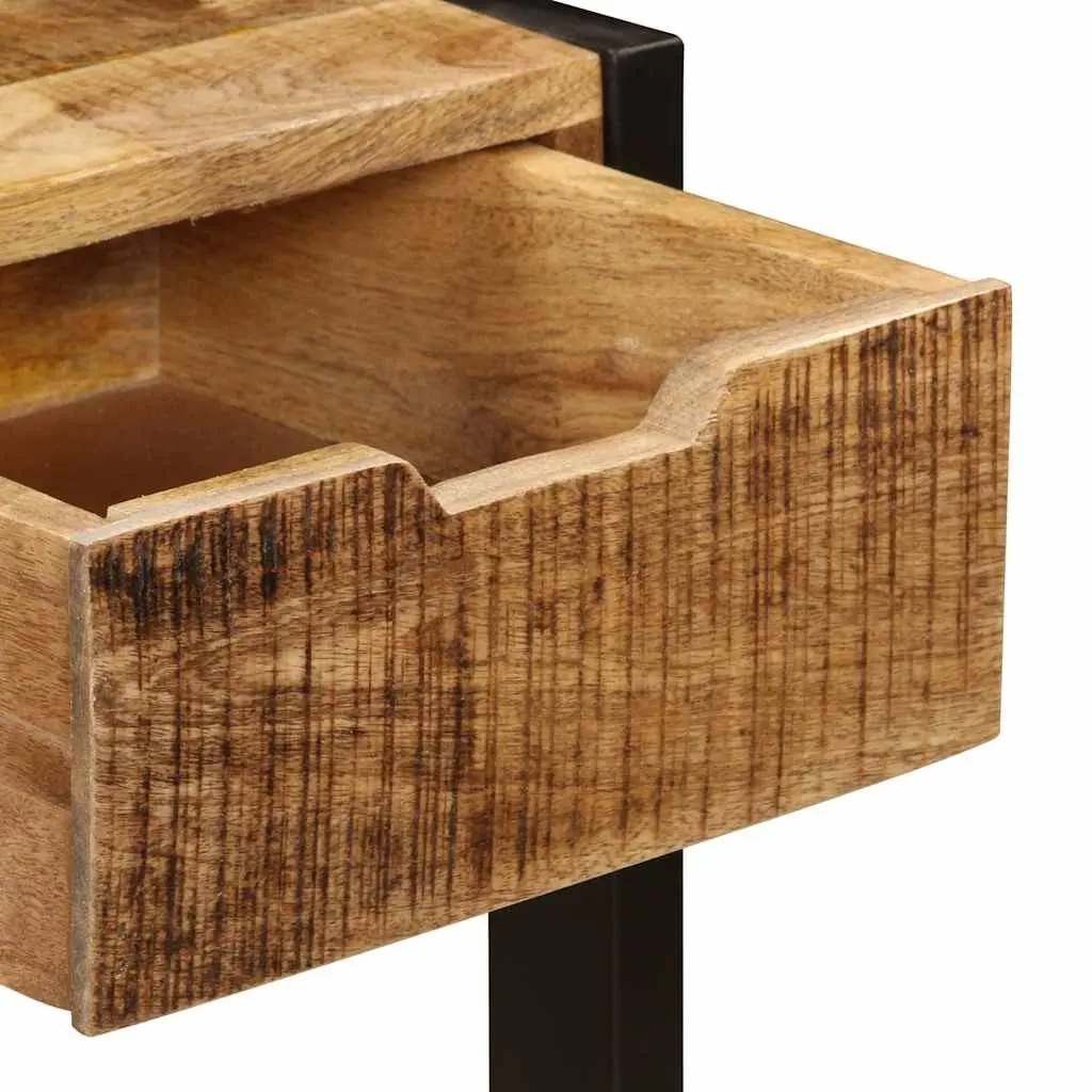 Sideboard with 3 Drawers Storage Cabinet 110x35x75 cm Brown Mango Wood