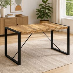 Dining Table 140x70x75cm Crafted from Solid Mango Wood