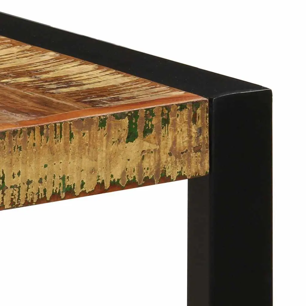 Dining Table Rustic Solid Reclaimed Wood 140x70x75 cm Multicolour