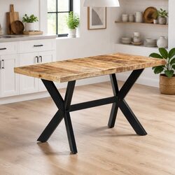 140x70x75 cm Dining Table in Solid Mango Wood