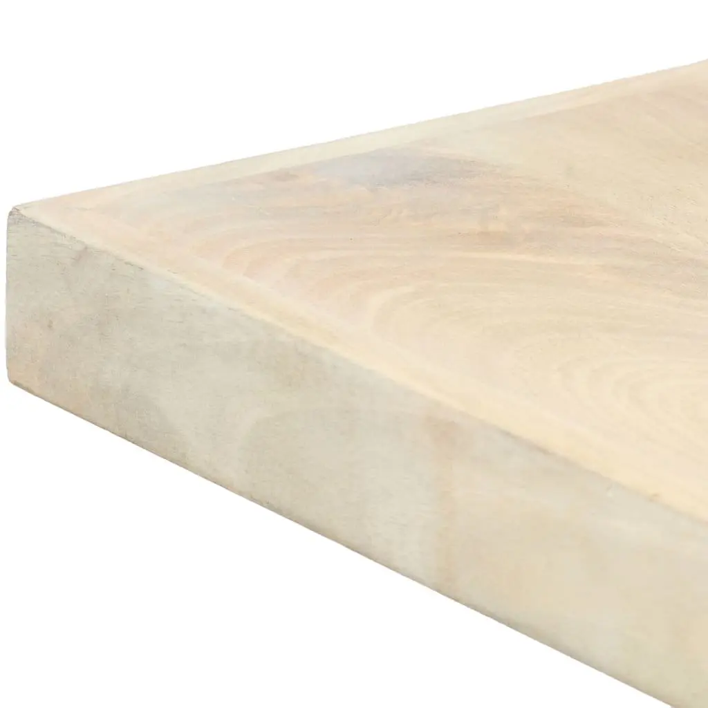 Dining Table Solid Mango Wood Modern 140x70x75cm Bleached Brown