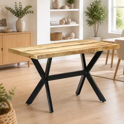 Industrial Style Dining Table 120x60x75 cm