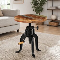 Side Table with Adjustable Height 45-62cm