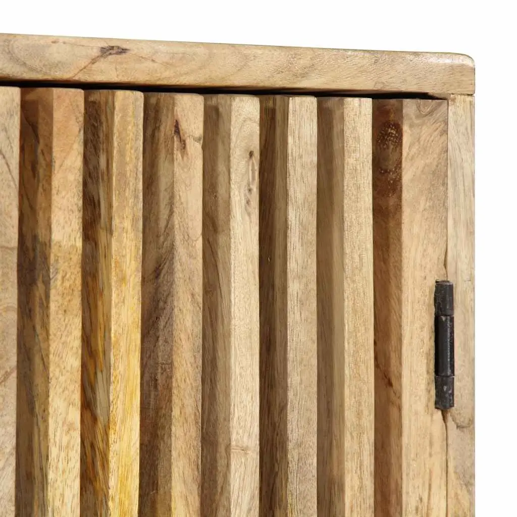 TV Cabinet Solid Mango Wood Storage Unit 90x30x40 cm Brown
