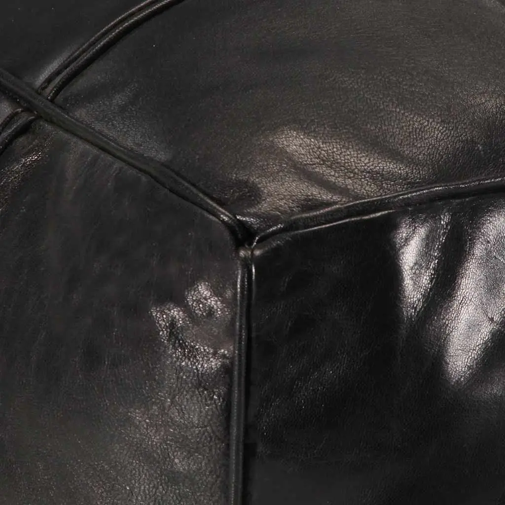 Pouffe Footstool Ottoman Modern Comfort Black 60 x 60 x 30 cm