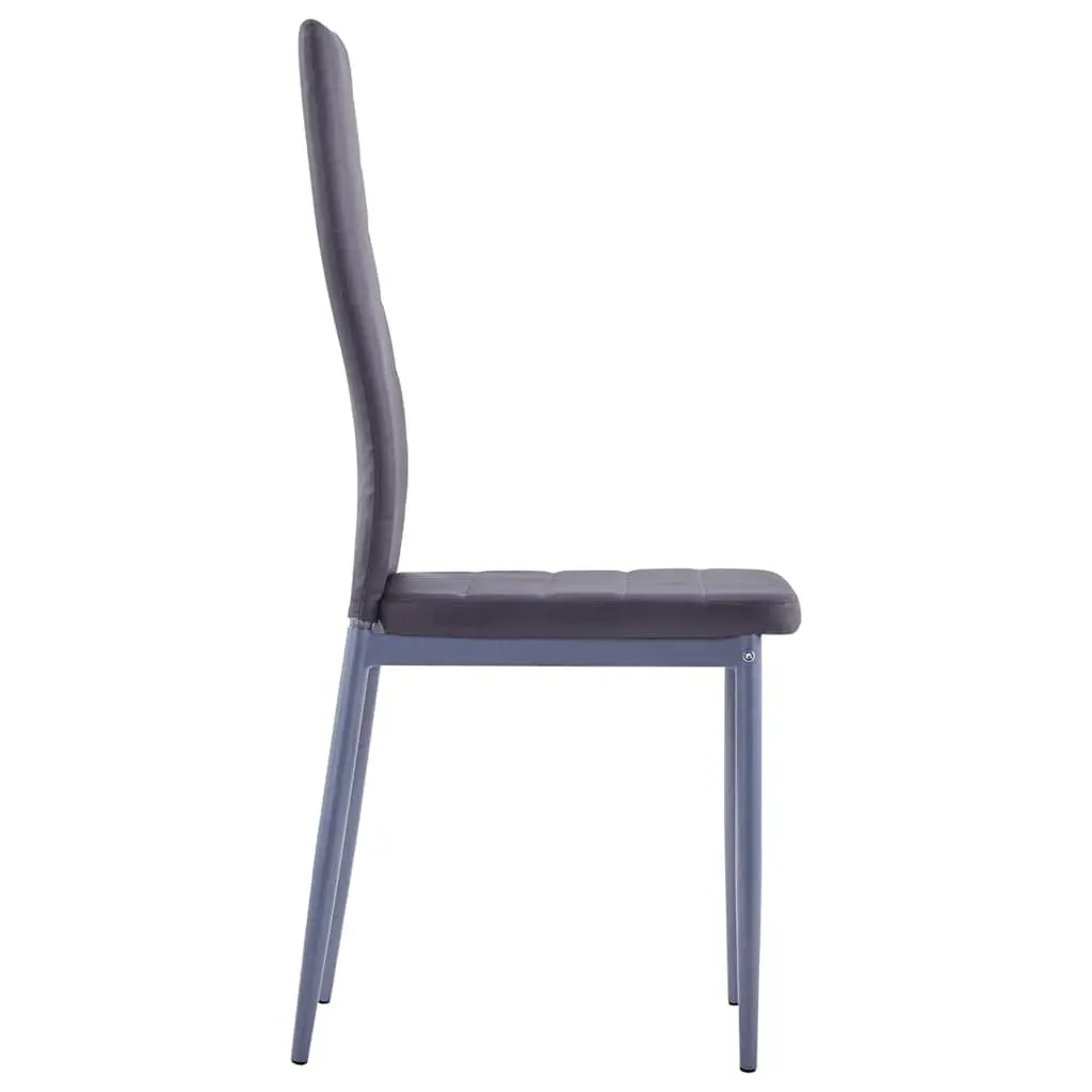Dining Set Modern Comfort 7 Piece Grey