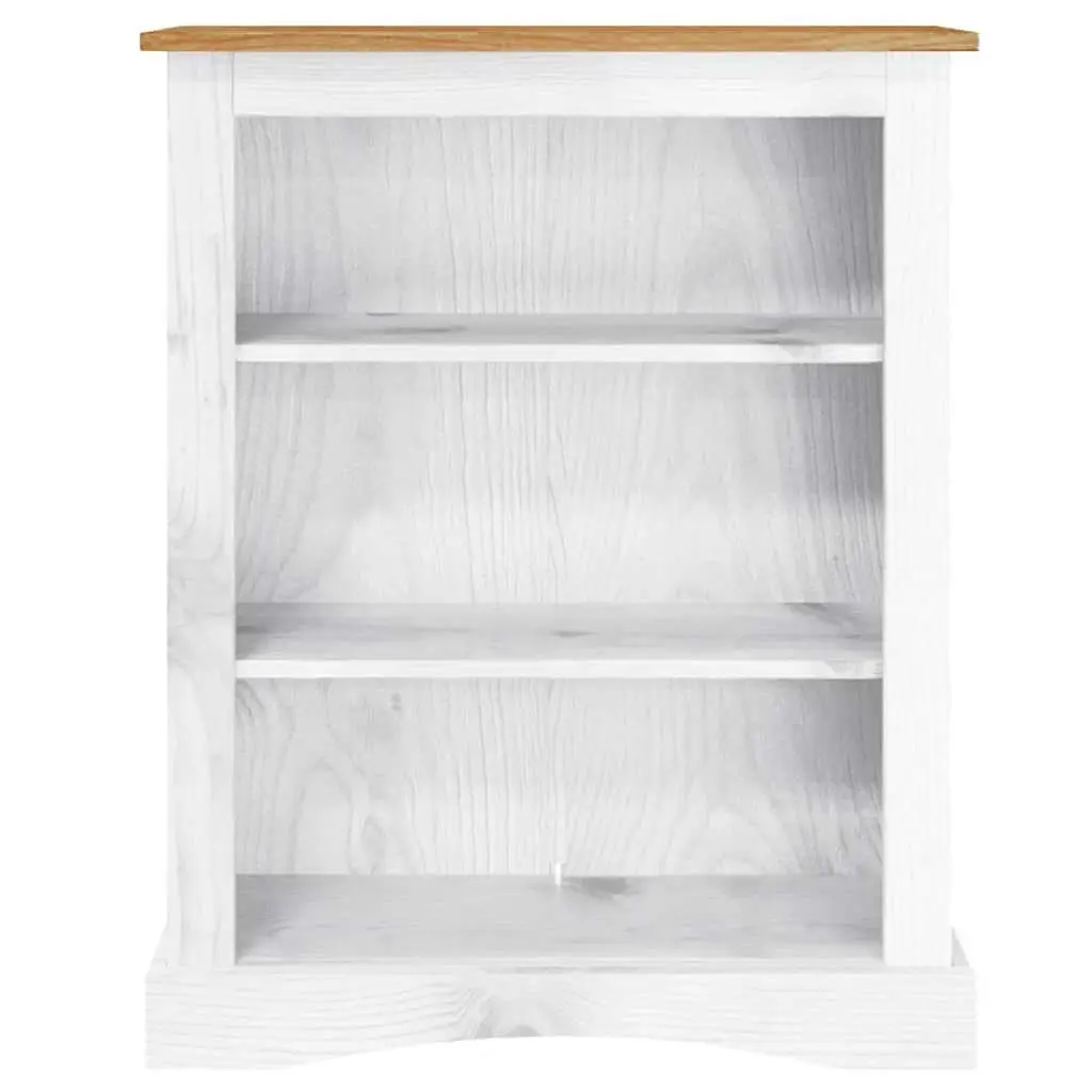 3-Tier Wooden Bookcase White Standing Shelf Storage Display Cabinet Home Office