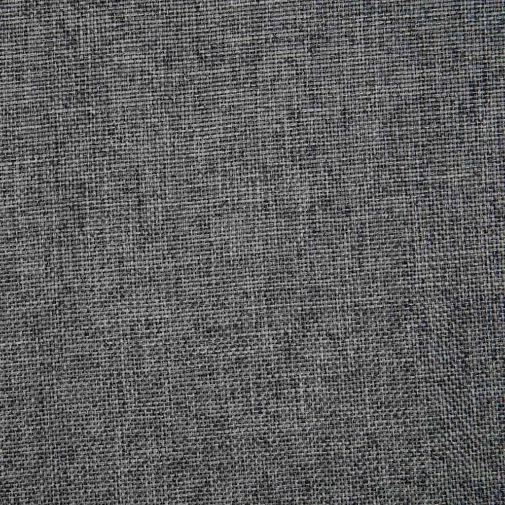 Grey Fabric Swivel Chair Ergonomic Height Adjustable 360 Degree Rotation