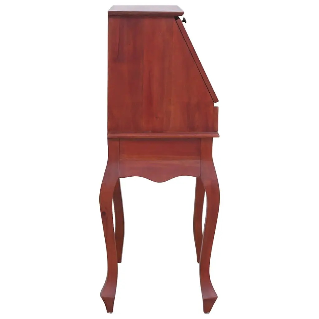 Secretary Desk Vintage Style Flip Top Storage Brown 78L x 42W x 103H cm