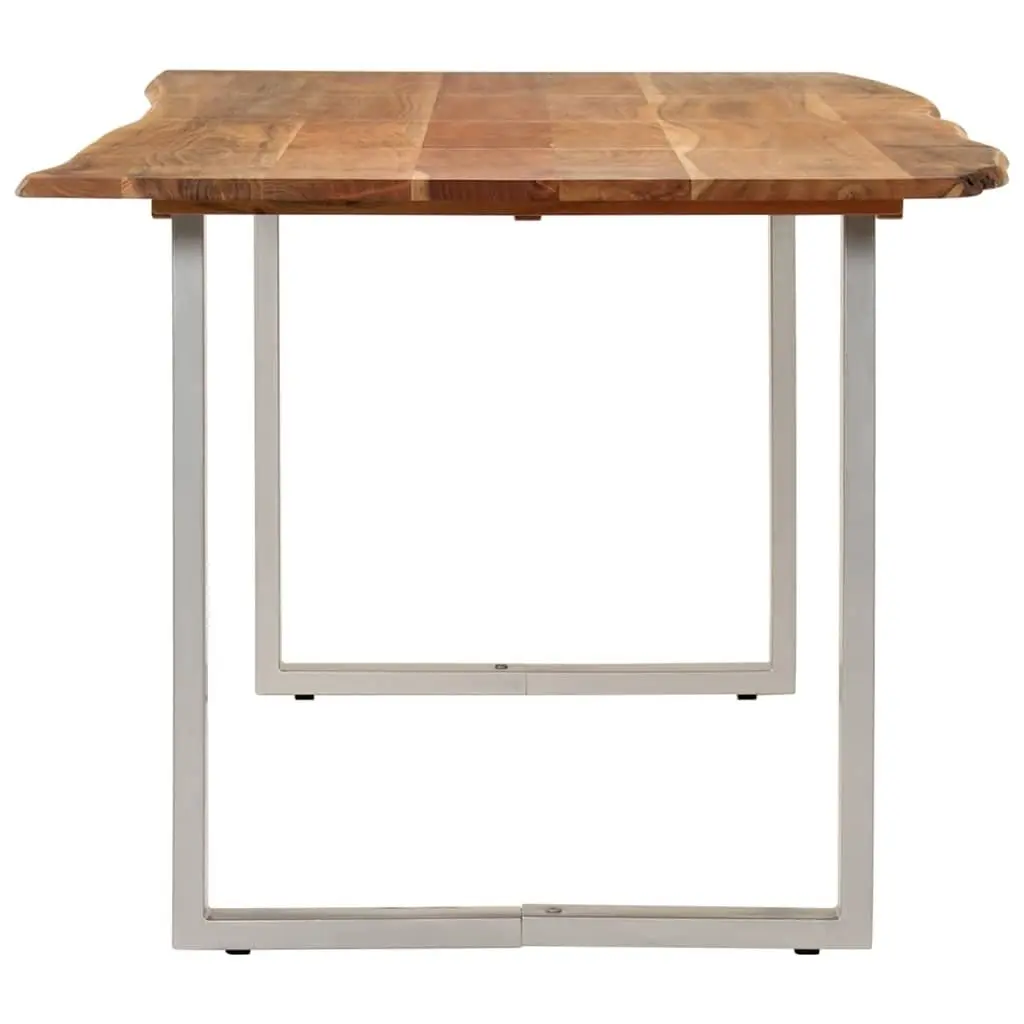 Dining Table Solid Wood 180x90x76cm Brown