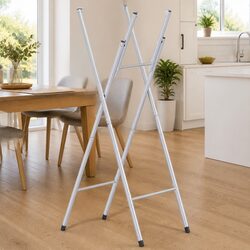 Replacement Folding Bar Table Legs in Silver Steel