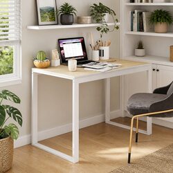 Practical Computer Desk with Industrial Style and Stability