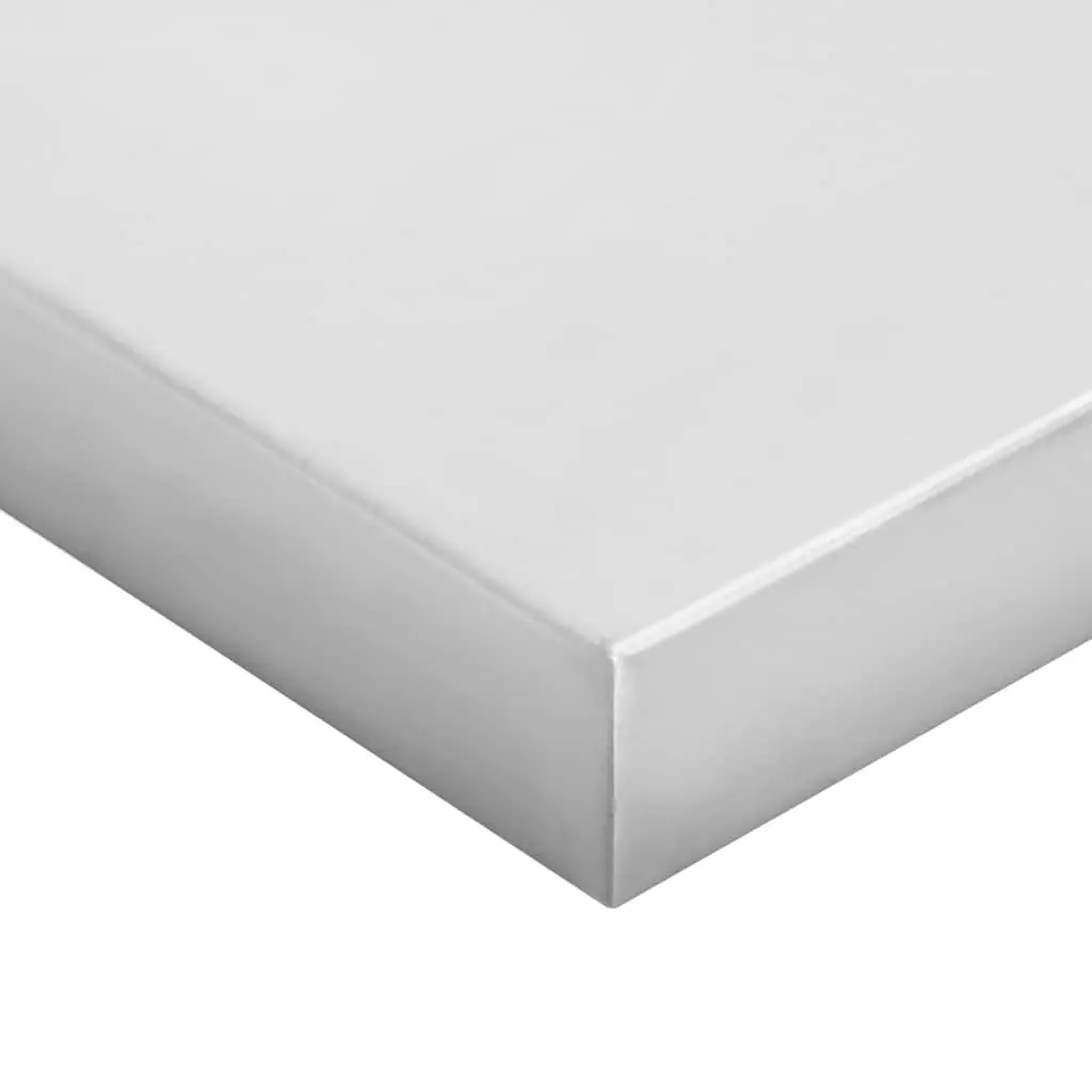 Wall Shelves Space-saving Wall-mounted 75x23.5 cm Silver 2 Piece