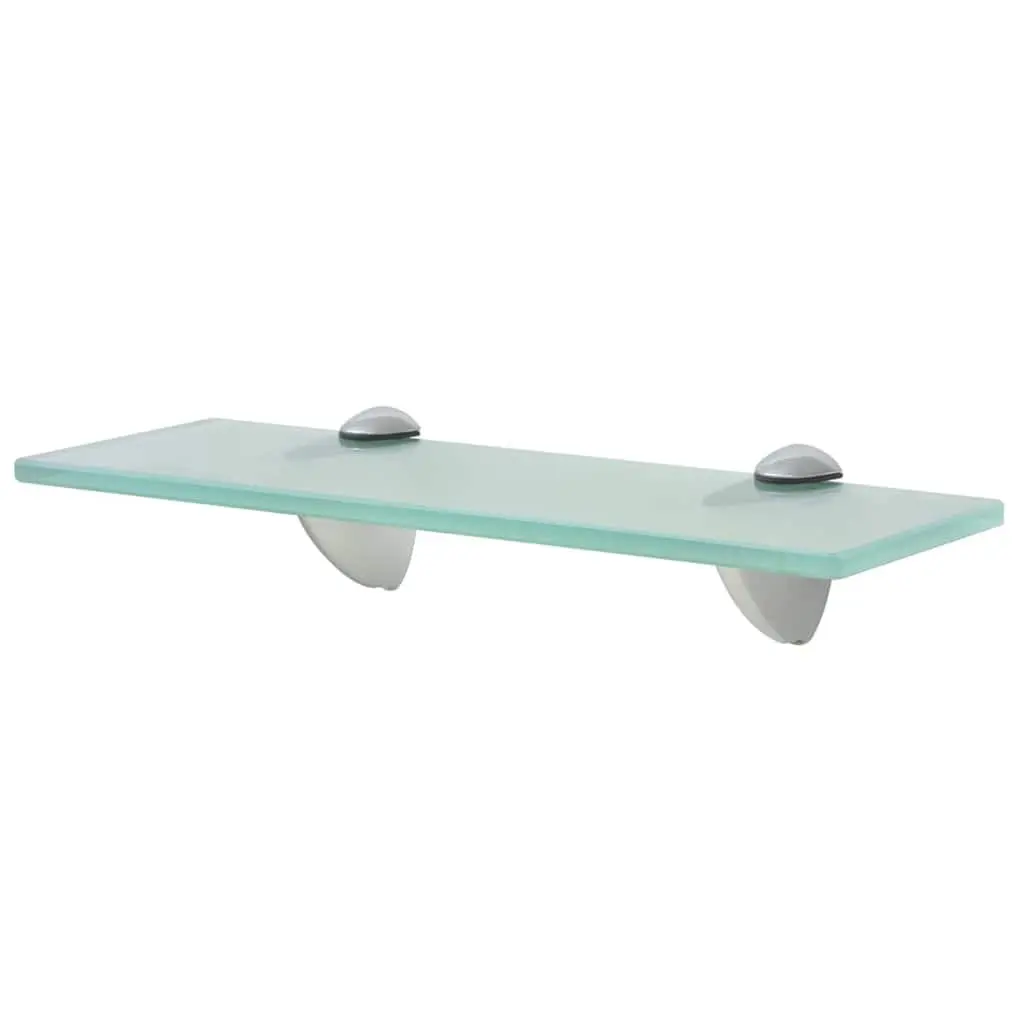Floating Shelves Transparent 30x10 cm Glass Wall Shelf 2 Piece