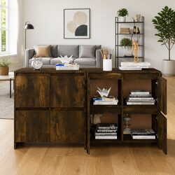 Engineered Wood Sideboards - 2 pcs Brown Storage Units
