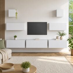Sophisticated 7 Piece TV Cabinet - Engineered for Modern Living
