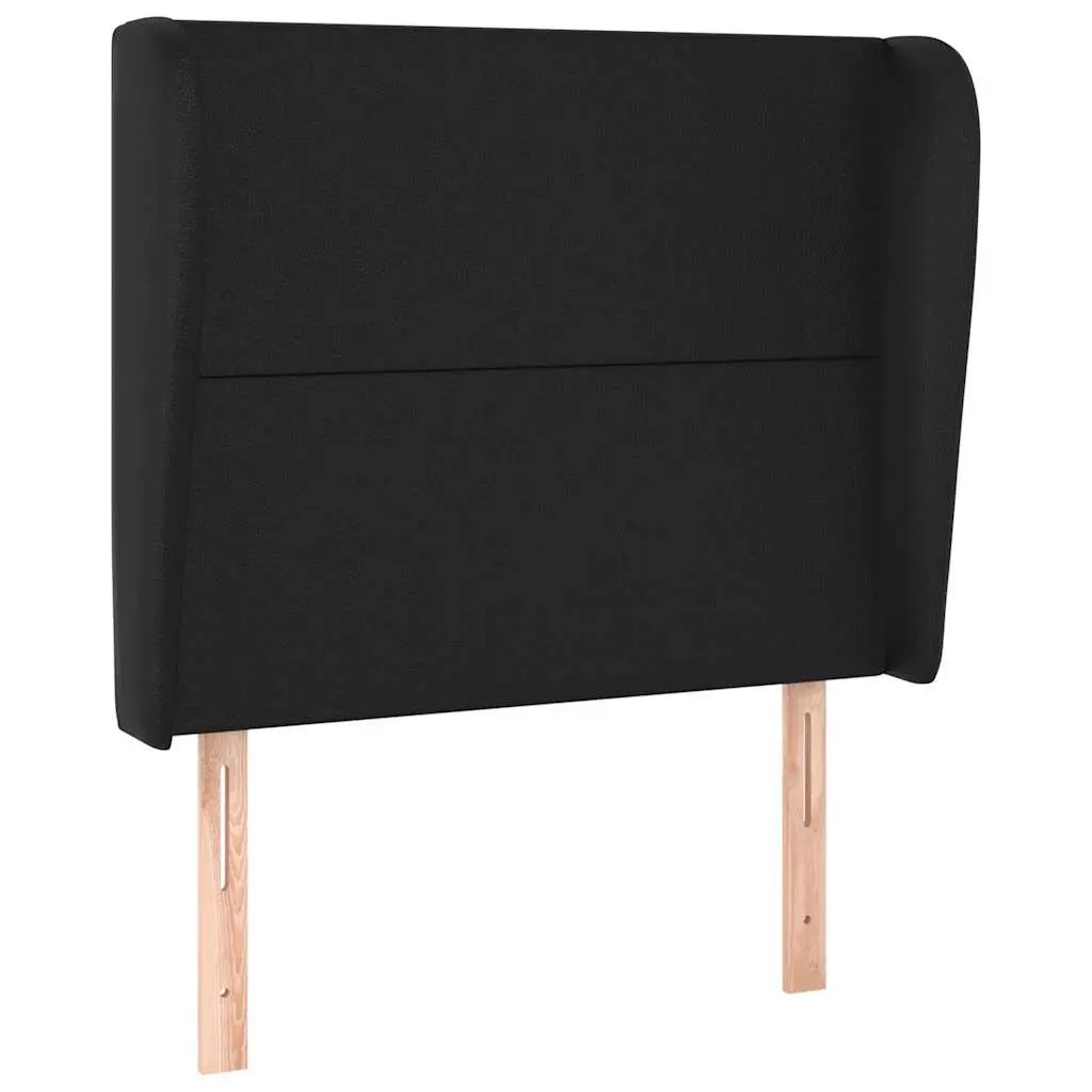 Headboard Faux Leather Back Support 83 cm Black