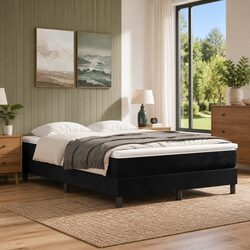 Stylish Queen Size Bed with Pocket Spring Mattress