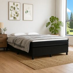 Box Spring Bed with Pocket Spring Mattress - 137x187 cm