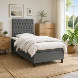 King Single Box Spring Bed with Pocket Mattress