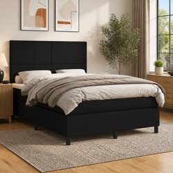 Double Box Spring Bed with Adjustable Pocket Spring Mattress