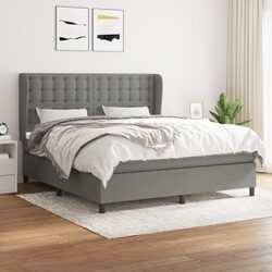 Queen Size Box Spring Bed with Adjustable Pocket Spring Mattress