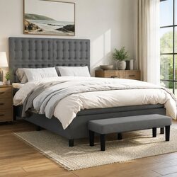 Double Box Spring Bed with Integrated Pocket Spring Mattress