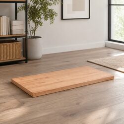 Replacement Table Top Solid Oak Wood Live Edge 80x50x6cm