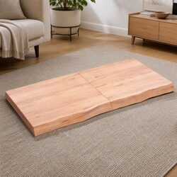 Solid Oak Folding Replacement Table Top 120x60x6 cm