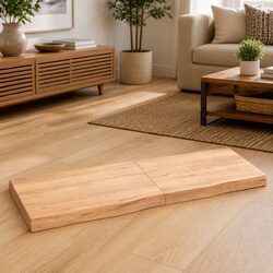 Designer Solid Oak Wood Table Top 140x50x6 cm