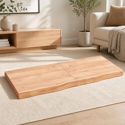 Replacement Solid Oak Table Top 140x60x6 cm for Versatile Use