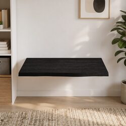 Contemporary Dark Brown Oak Table Top 60x50x2 cm