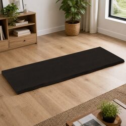 Sleek Solid Oak Wood Table Top for Modern Interiors
